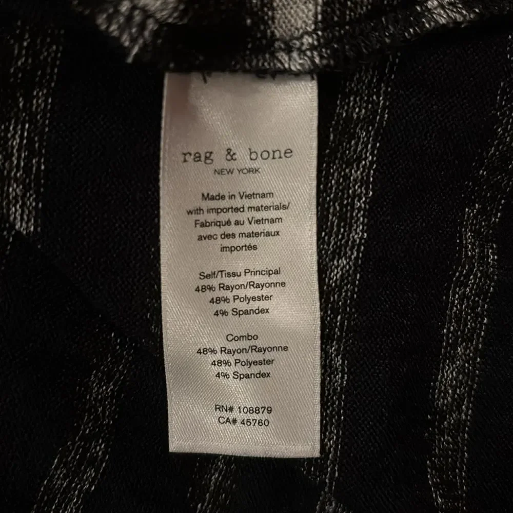 Rag & Bone The Knit Striped Pullover in Heather Stripe - Picture 6 of 11